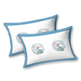Blue Floral Charm Bedsheet