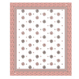 Pink Floral Charm Printed Bedsheet