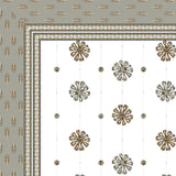 Floral Charm Grey Bedsheet