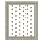 Floral Charm Grey Bedsheet