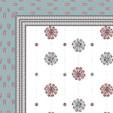 Bloom Vine Aqua Bedsheet