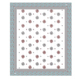 Bloom Vine Aqua Bedsheet