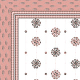 Peach Blossom Floral Bedsheet