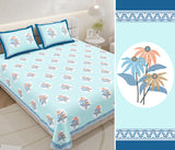 Pink Bunny Garden Bedsheet