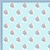 Pink Bunny Garden Bedsheet