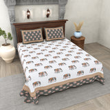 Bloom Vine Olive Bedsheet