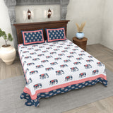 Desert Camel Red Bedsheet