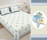 Pink Blossom Palm Bedsheet