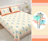 Lemon Palm Paradise Bedsheet
