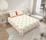 Lemon Palm Paradise Bedsheet