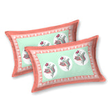 Mint Palm Paradise Bedsheet