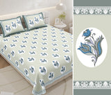Peach Palm Paradise Bedsheet