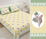 Mint Floral Charm Bedsheet