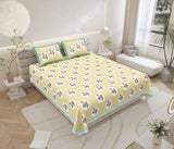 Mint Floral Charm Bedsheet