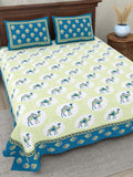 Floral Meadow Blue Bedsheet