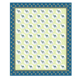 Floral Meadow Blue Bedsheet