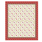 Ruby Camel Circle Print Bedsheet