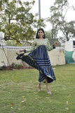 MANUKUNJ BLUE WING DRESS