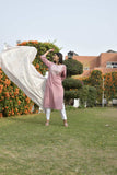 MANUKUNJ PINK GOTA COTTON SUIT SET