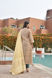 MANUKUNJ TEAL YELLOWISH SUIT SET