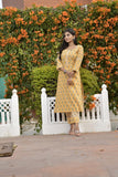 MANUKUNJ WOMEN YELLOWISH SUIT SET
