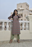 MANUKUNJ GRREEN SUIT SET