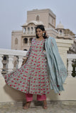 MANUKUNJ FLORAL KURTA SET