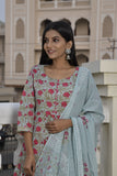 MANUKUNJ FLORAL KURTA SET