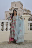 MANUKUNJ FLORAL KURTA SET